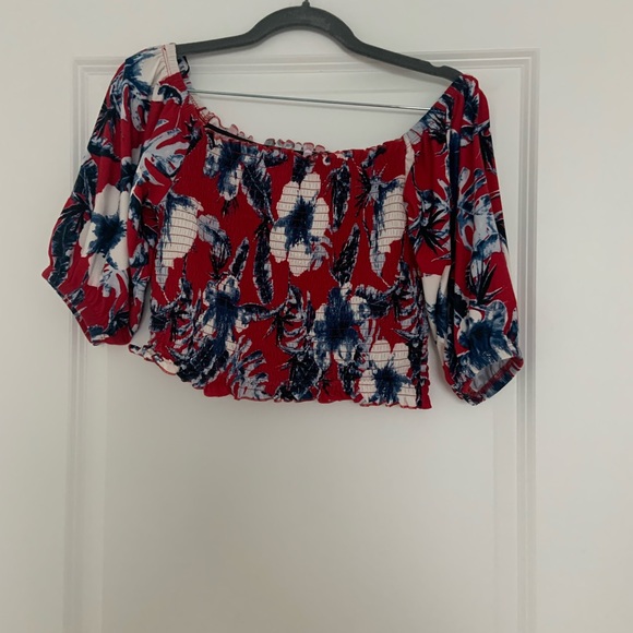 Love by Design 2pc Pant and cropped top set Size L - Picture 2 of 3